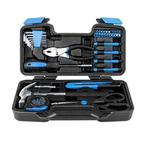 Cartman Black Blue 39 Piece Helpful Tool Kit